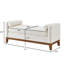 Grand repose-pieds rembourré en tissu Boucle-2053101637