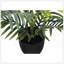 Plante artificielle, palmier, intérieur, faux, faux, table, verdure, pot, véritable touche, décoratif, feuilles vertes, pot noir-59994958