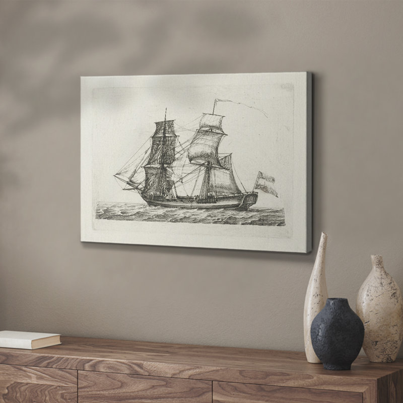 Croquis rétro - LVII - Cavas enveloppés de galerie, H 40 po x l 60 po