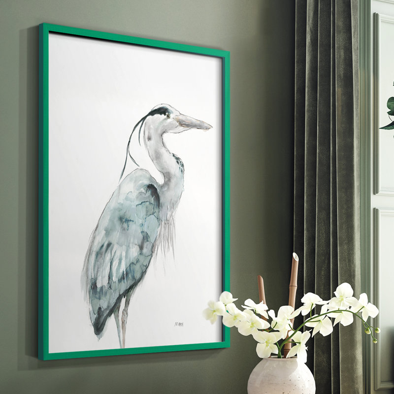 UMAN-180_ALT_V1 Framed Print - Solid Wood, 10" H x 8" W, Green