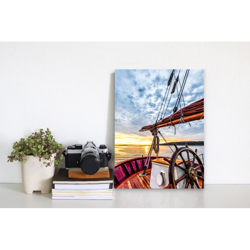 John Jonathan Golden Horizons - impression sur toile tendue, H 16 po x l 12 po x P 1 po