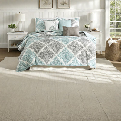 Ensembles de literie luxueux turquoise, confort en coton de qualité supérieure, style moderne pour la maison