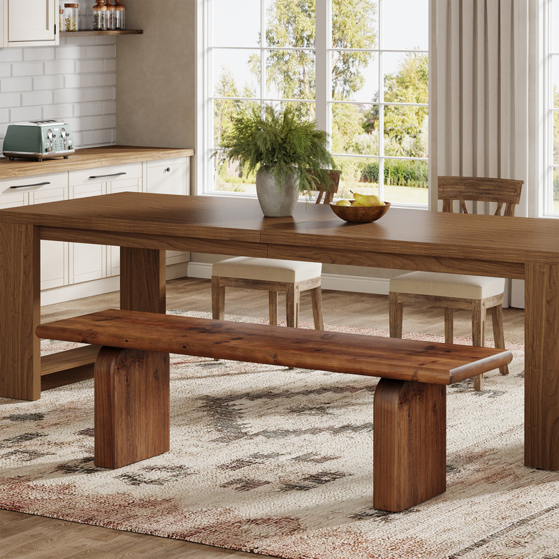 Solid Wood Bench