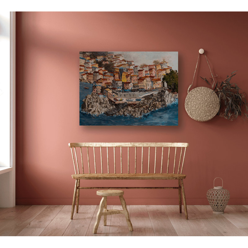 Port Venere - Artist Enhanced Canvas Print, 20" H x 24" W x 1" D, Unframed