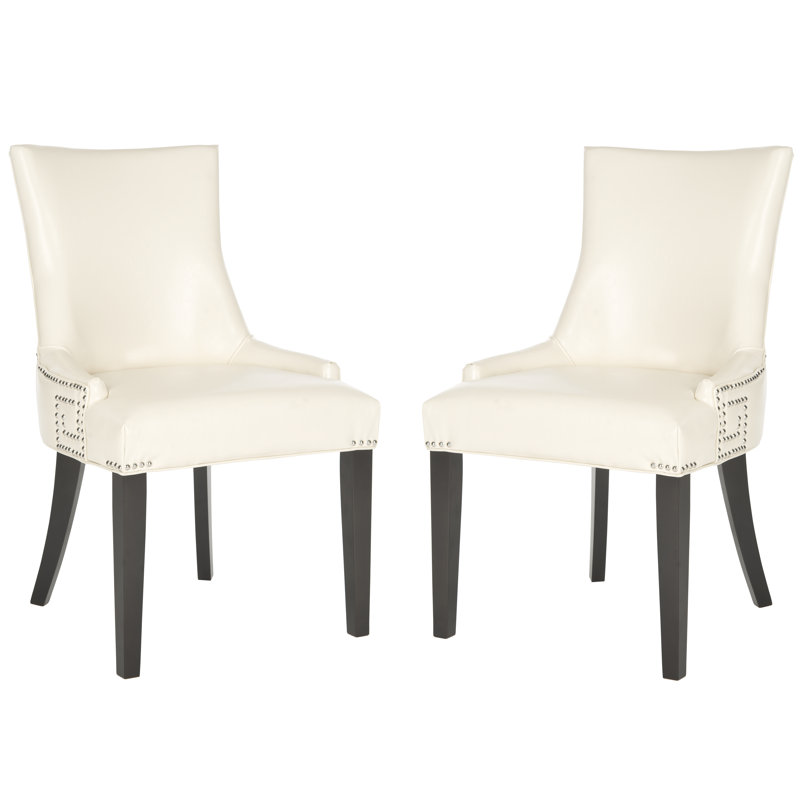Aleshia 20.25'' H Upholstered Side Chair, Flat Cream