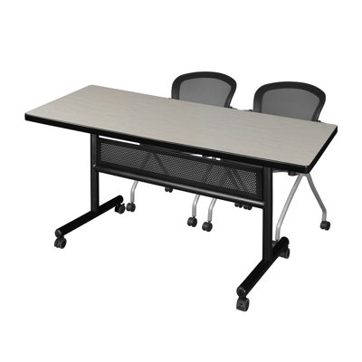 Regency Kobe Flip-Top Privacy Nesting Table, 2 Cadence Nesting Chairs