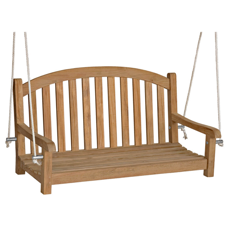Victoria Teak Outdoor Classic Garden Bench Swing 4'