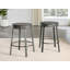 Wooden Round Dining Table with 4 Swivel Wooden Dining Stools Set