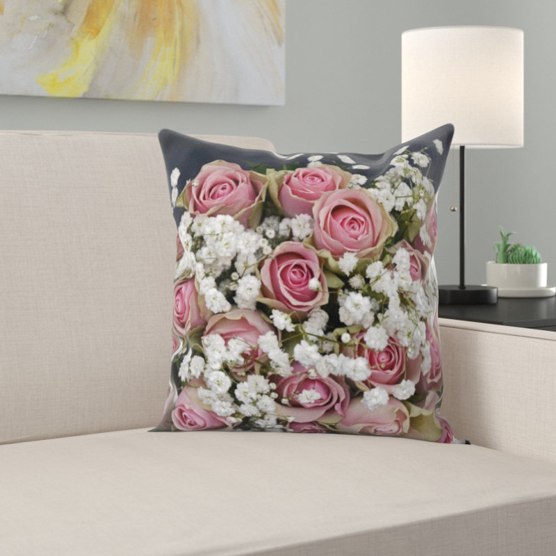 Coussin roses