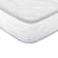 6 po Matelas réversible en mousse ferme à haute densité dans une boîte (simple / double), matelassé double face, blanc-139435897