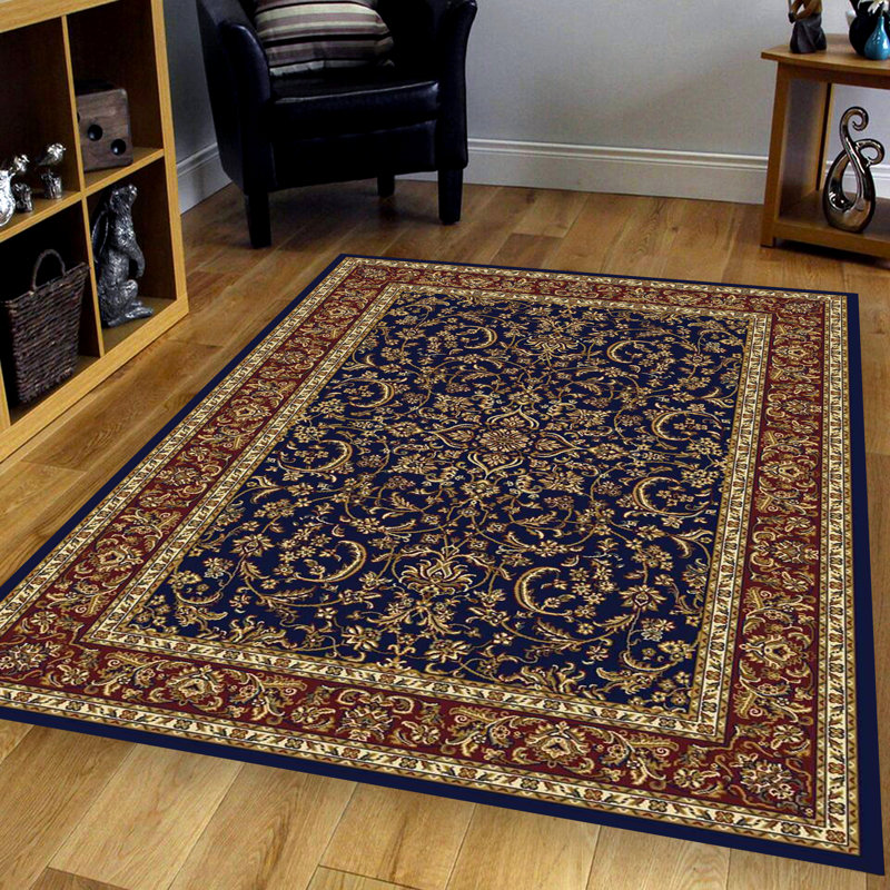 Tapis bleu marine , Tapis de couloir 2 pi 2 po x 8 pi