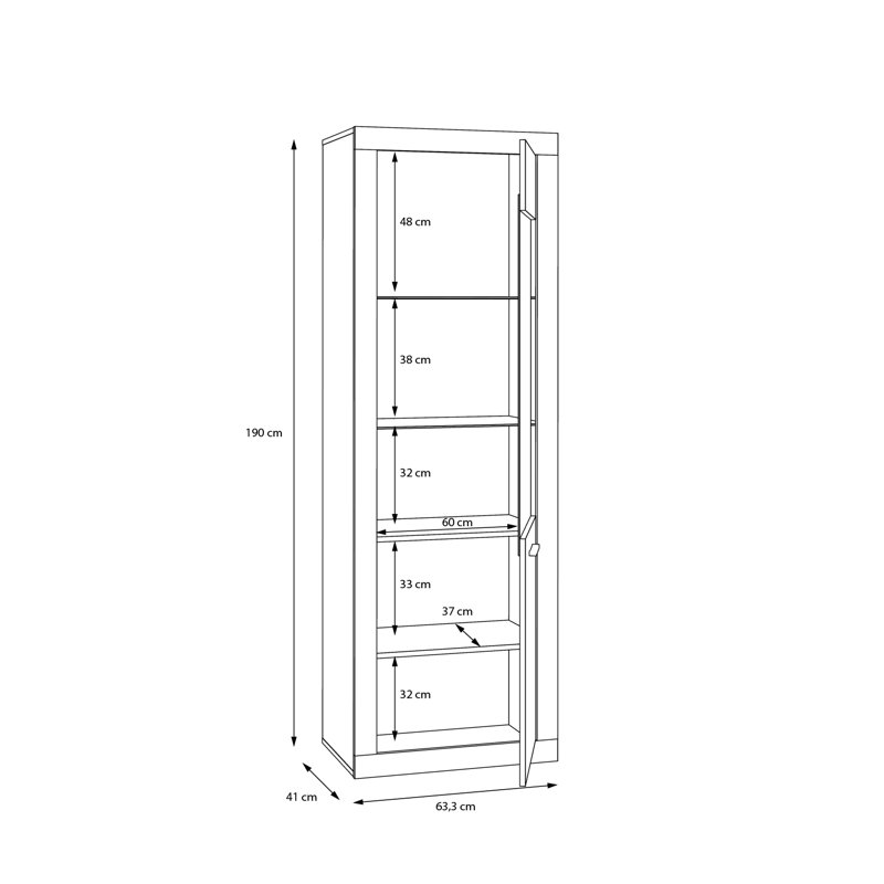 Jamiyah Display Cabinet