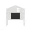 Têtes de lit pour lit double Montessori blanc, ensemble librement (tête de lit 1 seule pièce)-1791617673