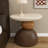 Modern Resin  Stone End Table