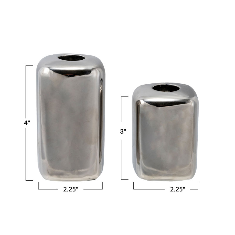 2 porte-cônes en grès 2 pièces