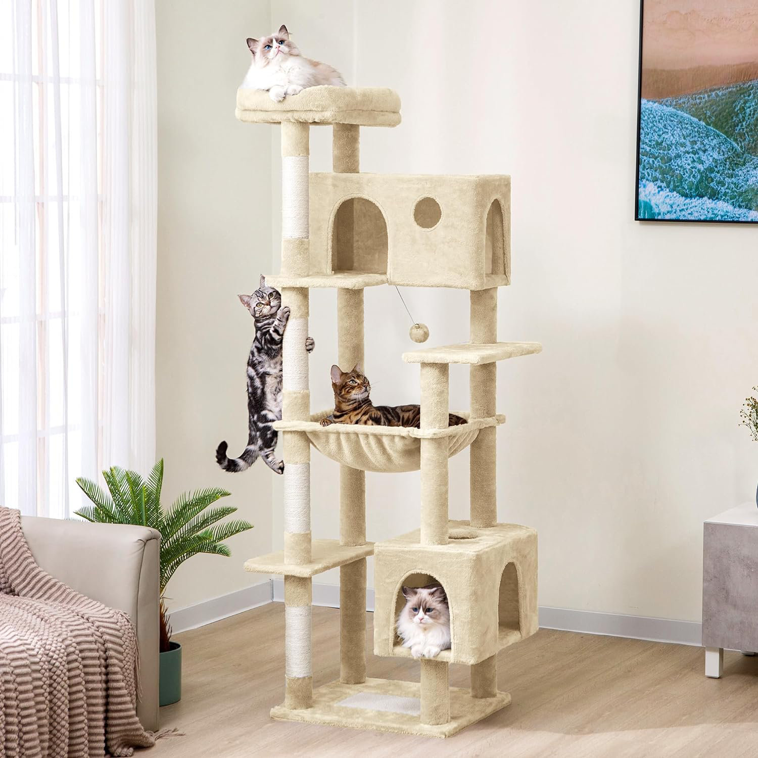 Tucker Murphy Pet™ Ewout 70.8'' H Cat Tree | Wayfair