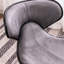 2, gris, base, fonction, siège de revêtement vieilli, l 17,74 po x P 21,14 po, H 34 po à 42,5 po, pivotant gris avec base - matériaux, design tendance