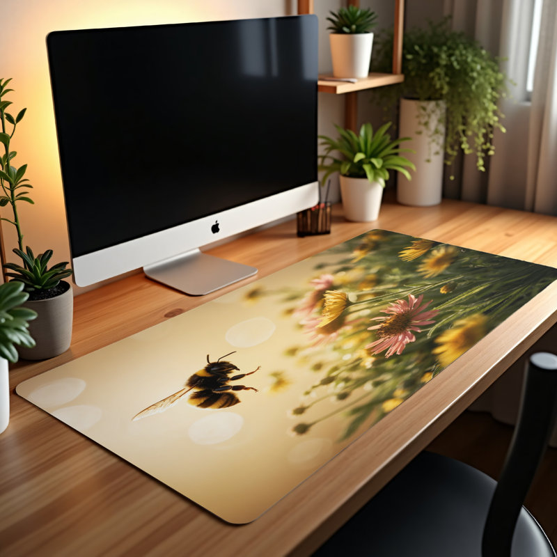 Polyester Desk Pad, 23.6x13.8
