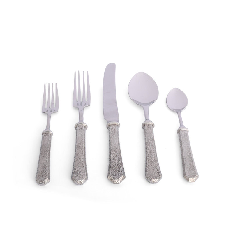 Arche Of Bees 5 - Piece Stainless Steel Flatware Set - Service for 1