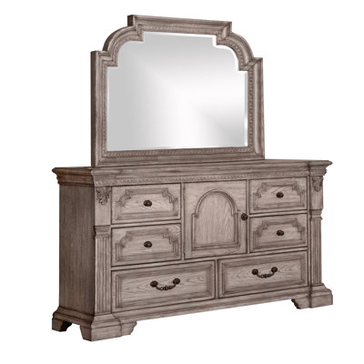 DRESSER AND MIRROR