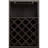 Vintage Wine Cabinet with Stemware Rack
