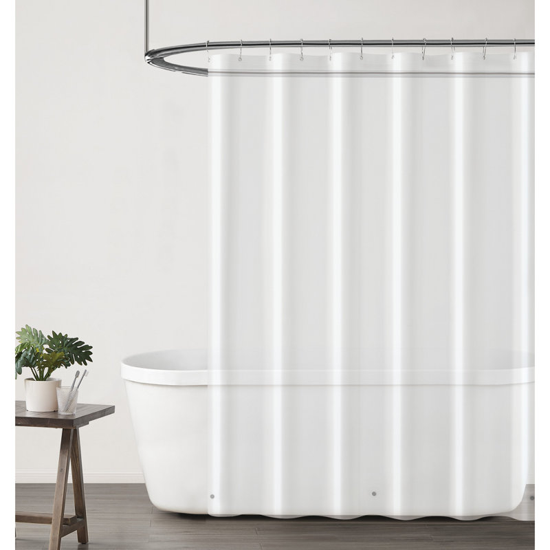 Rideau de douche simple Honn, Transparent