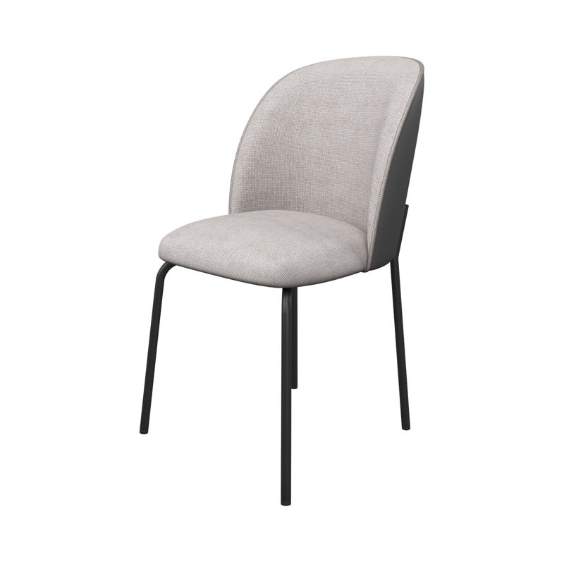Aleycia 46cm H Upholstered Side Chair in Grey