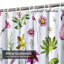 Plantes tropicales, feuilles, botanique, aquarelle blanche, nature, exotique, avec 12 crochets-1202027388