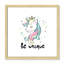 «Be Unique», impression sur papier licorne-47848656-47848665