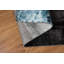 Tapis moderne performance gris, ivoire et bleu à motif abstrait Fanton-2029922345-2111089913