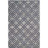 Hand-Knotted Wool Gray Area Rug