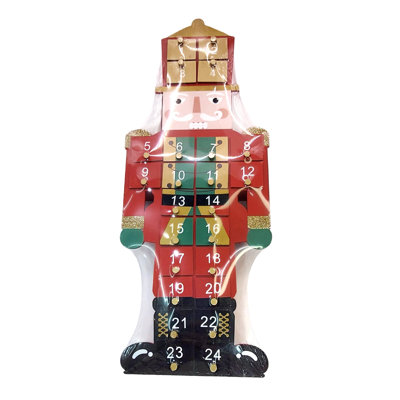  Nutcracker Soldier Advent Calendar F07M14-1-RFRE21-CS