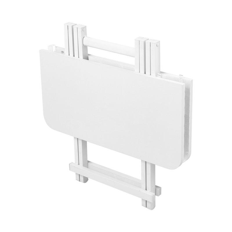 Foldable Square Dining Table, White