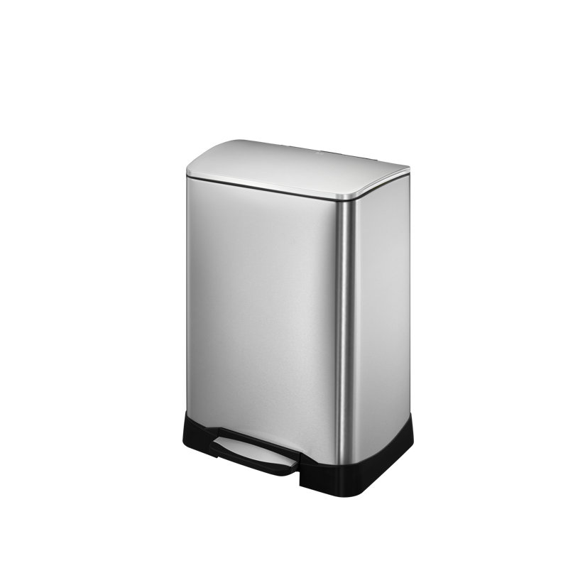Steel Step On Recycling Bin - 46L