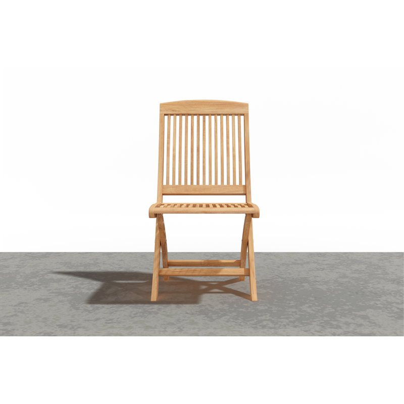 Folding Teak Patio Dining Chair