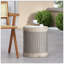 Outdoor Lightweight End Table Round Concrete Outdoor Side Table