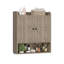 Armoire de salle de bain murale l 21,85 po x H 26 po Dorset, armoire de rangement pour salle de bain avec deux portes, tablettes réglables, tablette ouverte-584826306