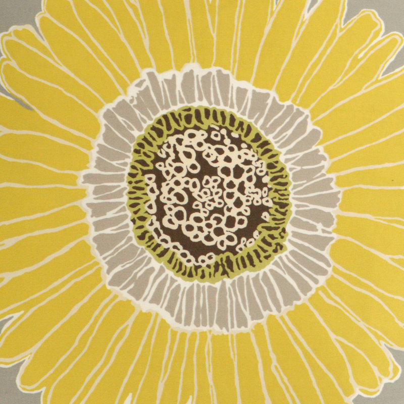 Sunshine Square Pillow Cover & Insert, Gray