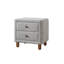 Table de chevet Cleo Grey Boucle