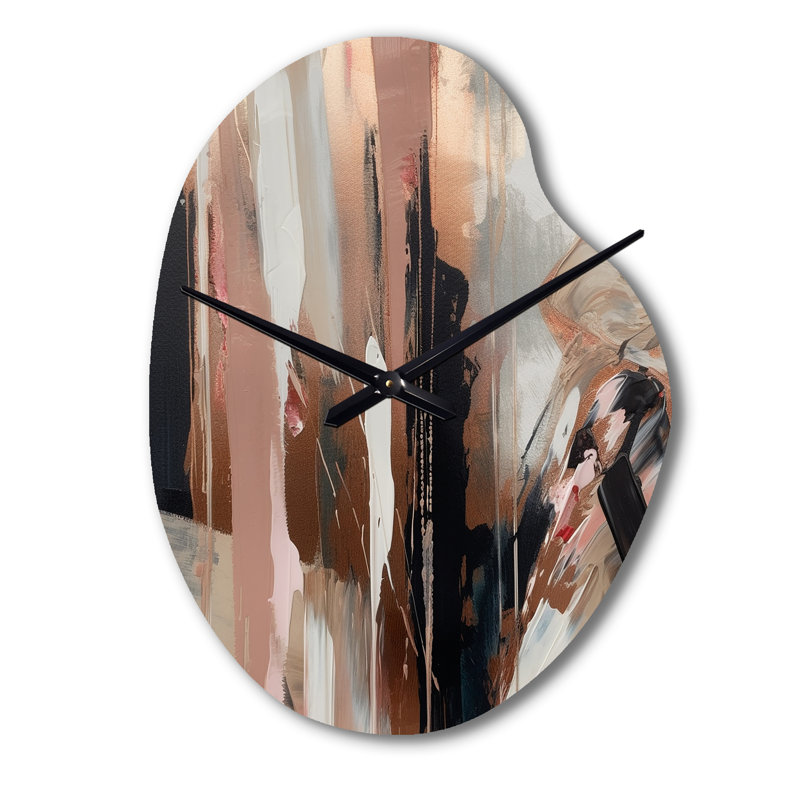 Horloge murale abstraite Meher, Petit