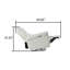 Fauteuil inclinable électrique classique avec base pivotante berçante et ports USB-600822922