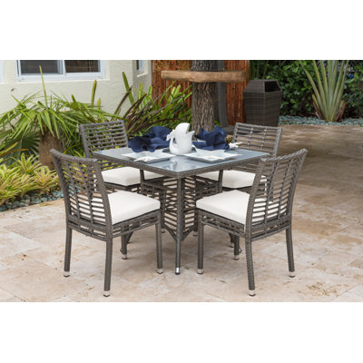 Square 4 - Person Outdoor Dining Set by Panama Jack Outdoor