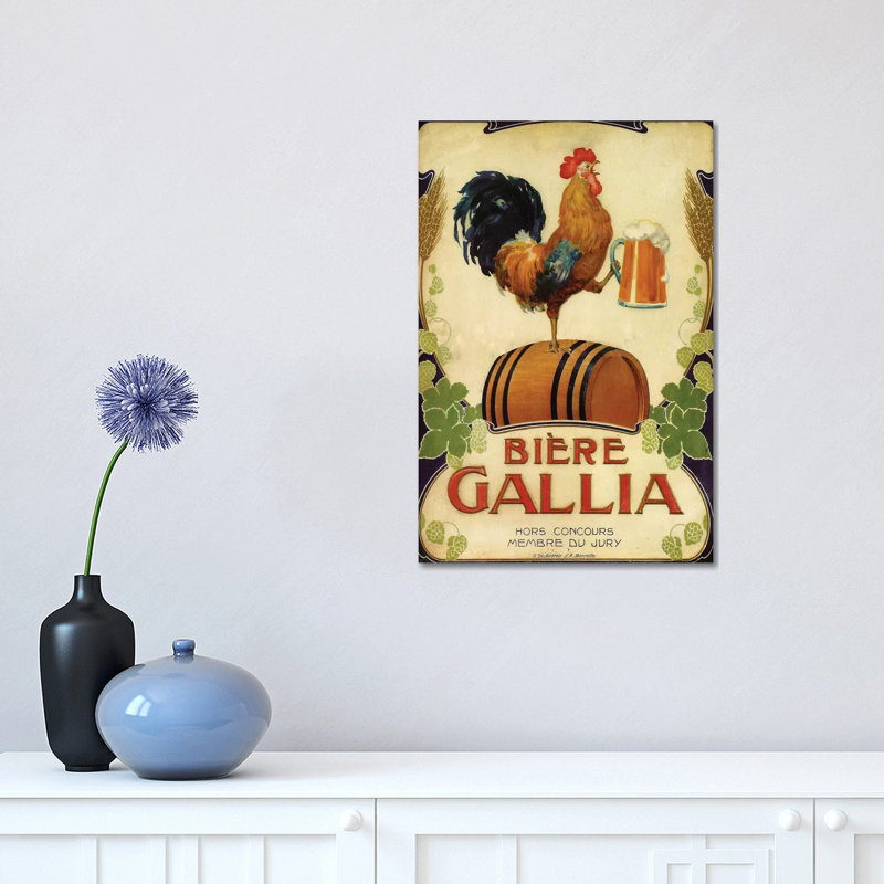 Bi¨re Gallia - Wrapped Canvas Print, 30.48 cm H x 45.72 cm W