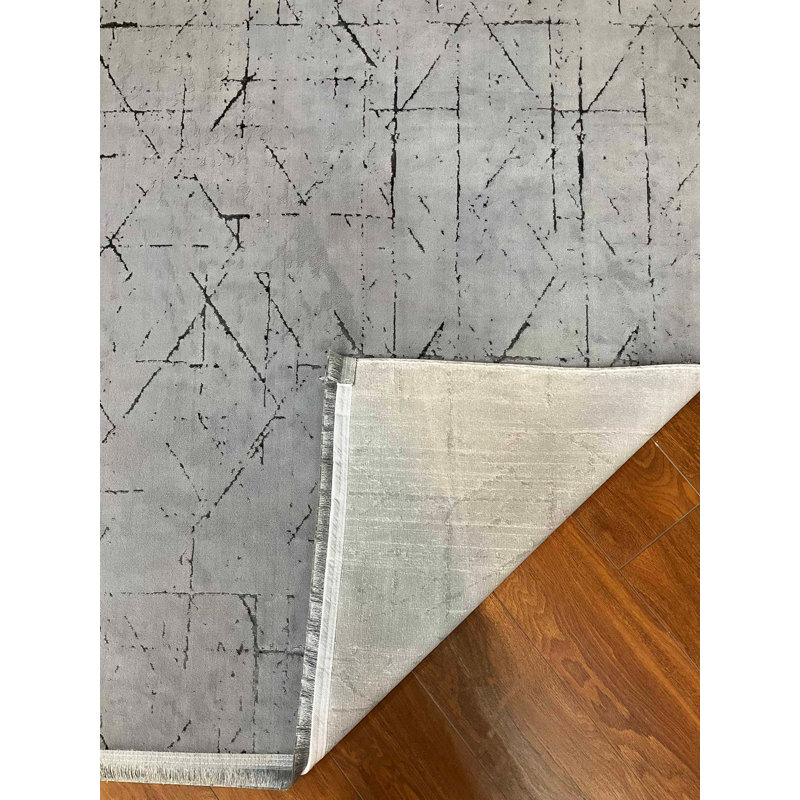Amiliya Solid Colour Bamboo Slat / Seagrass Area Rug, Runner 100 x 200cm