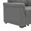 Canapé-lit convertible 86 po avec détails capitonnés-1403675982