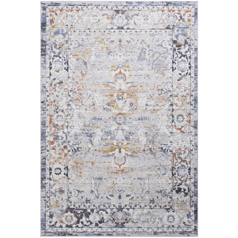 Tapis 6 x 9 / gris - teinté, ne perd pas ses poils pour la chambre à coucher, cuisine, salle à manger, salle à manger sans perte de poils, bureau à domicile,