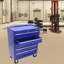 Coffre à outils 5 tiroirs, armoire de rangement pour outils pour le garage avec 4 roues et système de verrouillage, BLEU-121650139