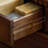 Black Walnut Color Solid Wood Accent Cabinet
