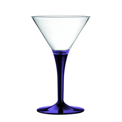 Polycarbonate Martini Glass - 6 Pieces