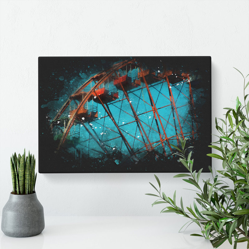 Ferris Wheel Vol.2 - Wrapped Canvas, 60cm H x 91cm W x 3cm D